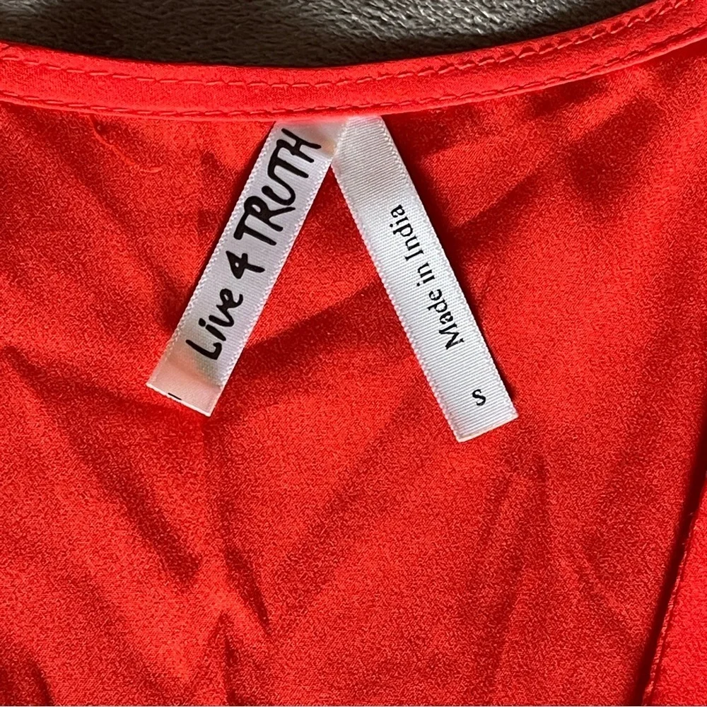 Live 4 Truth Scarlet Red Blouse